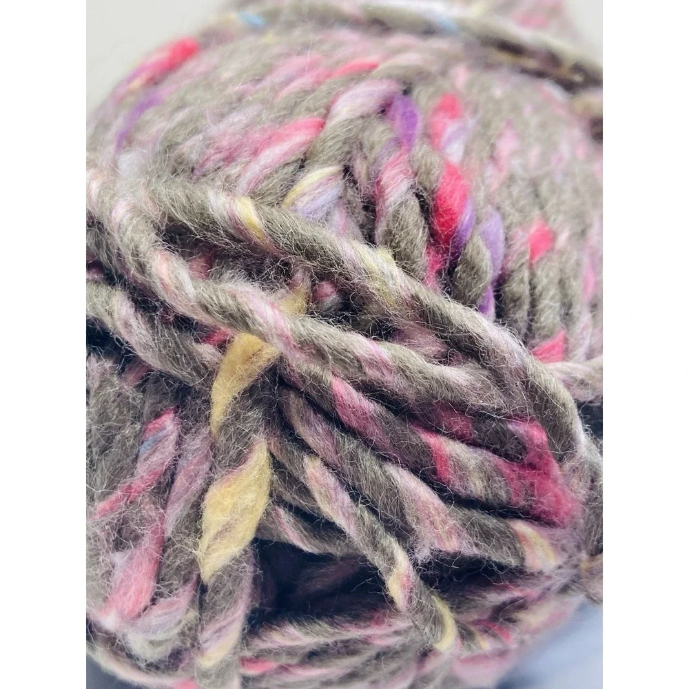 NEW Loops & Threads Multi Marled Acrylic Bulky #5 Yarn Coastal Cabin 130yd 4.4oz